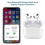Wireless Charging Case Compatible with AirPods 3rd Generation, Fast Charging, Bluetooth Pairing Sync Button 2