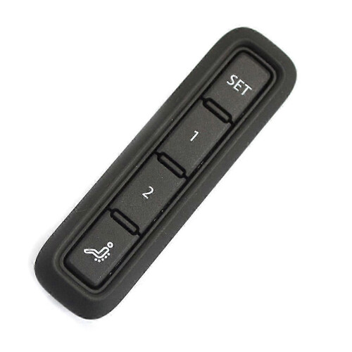 Driver Seat Memory Switch Button Compatible with B8 Adjustment, Replacement Control Panel for Vehicle Interior, Durable Black Finish 2