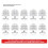 216Pcs Optometry Optical Eyeglasses Lens Processing Kit with PD PH Locator Stickers 5