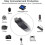 4 Port USB 2.0 Data Hub Mini Splitter, Compact Portable USB Hub for PC, Laptop, Notebook and MacBook 2