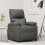 VidaXL vidaXL Recliner Chair Dark Grey Fabric 1