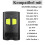 2 Pack 433MHz Handheld Remote Control for Garage Door and Gate Automation Systems 3