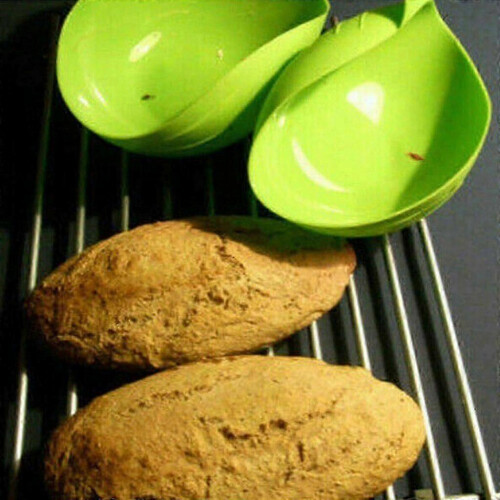 2 Pack Silicone Bread Baking Molds, Non-Stick Bread Baking Bowls, Flexible Loaf Trays, Oven Safe Bakeware for Home Baking 2