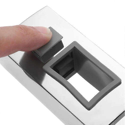 Sliding Shower Head Holder for 18 x 30 mm Rectangular Square Rail, Replaceable Handheld Shower Bracket, 11.8 x 4 x 2.3 cm 2