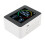 CO2-detector kooldioxidemeter met infraroodsensor, luchtkwaliteitsmeter met temperatuur- en vochtigheidsmeting, wit 5