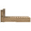 VidaXL vidaXL Bed Frame with Storage Artisan Oak 90 x 190 cm Engineered Wood 5