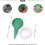 Seed Dispenser, 5 Adjustable Seed Drills, Transplanters and Perforators in Different Sizes, 2 Pieces 2