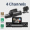 4 Channel Dash Cam Front Rear Left Right 1080P Car Camera with IR Night Vision Loop Recording Motion Detection 4