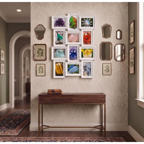 12 Multi Ornate Wall Photo Frame White 58x45Cm 1