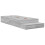 VidaXL vidaXL Storage Bed Frame with Drawer Grey Sonoma 90 cm Engineered Wood 2
