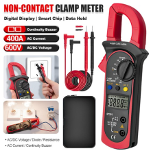 Digital Multimeter Tester AC DC Volt Ohm Amp Clamp Meter Auto Range LCD Handheld