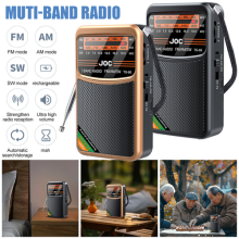 Mini Pocket Radio FM AM SW Radio USB Rechargeable Radio Player for Elder New