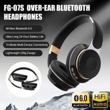 UK Wireless Bluetooth Headphones with Noise Cancelling Over-Ear Stereo Earphones