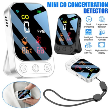 3 in 1 Portable Carbon Monoxide Detectors Rechargeable For Camping Travel Home