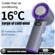 Handheld Fan Portable Desk Fan Cooler Cooling USB Rechargeable Portable 3000MAH