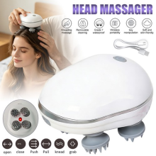 2-in-1 Electric Scalp Massager & Pet Brush Waterproof Rechargeable Head Scrubber