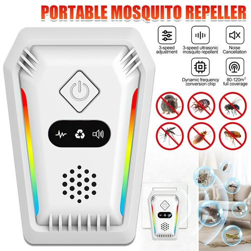Ultrasonic Pest Control Repeller Plug-in Insect Mosquito Killer Rat Spider UK