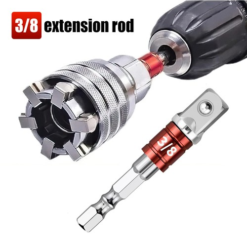 2026 Adjustable Socket Wrench Manual Nuts Bolts Removal Multi Function Sleeve UK