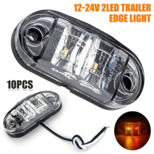 10x Amber Red LED Clearance Side Marker Light Truck Trailer Lorry Caravan Lamp