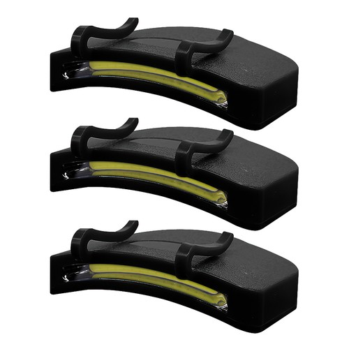 3x Hands Free LED Clip On Cap Light Bright Headlamp Hat Head Torches Flashlight