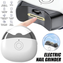 Safety Electric Nail Clipper Automatic Thick Nails Trimmer Tool USB Rechargeable