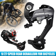 For Shimano Altus RD-M370 9/27 Speed Rear Mech Derailleur Long Mountain Bike UK
