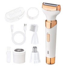 Women's Electric Shaver Hair Remover Trimmer Body Face Leg Bikini Armpit 4 in 1