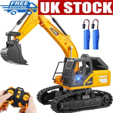Remote Control Excavator RC Tractor Bulldozer Crawler Truck Toy Digger Xmas Gift