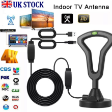 Waterproof Outdoor Indoor Digital TV Antenna HDTV Amplified 1080P 360 Reception