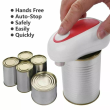 Electric Tin Can Opener Automatic One Touch Battery Operated Cooks Professional