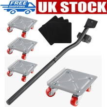 Heavy Duty Furniture Moving Wheels Set 600kg Lifter and Mover Tool Biubi UK