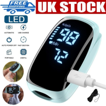 NEW Fingertip Oximeter Oxygen Blood, Pulse SpO2 Monitor Saturation Meter UK