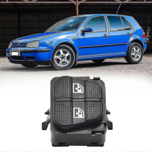 Interrupteur de lève-vitre électrique de remplacement pour Golf 1H0959855 - Bouton de commande noir durable 2