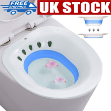 Foldable Seat Bath for Toilet, Bidet Insert for Toilet for Hemorrhoid Treatment