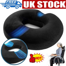 Donut Cushion Pillow Memory Foam Orthopedic Seat Medical Tailbone Pain Relief UK