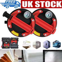2Pcs 8" Vacuum Suction Cup Pads for Tile Stone Glass Heavy Duty Suckers Lifter