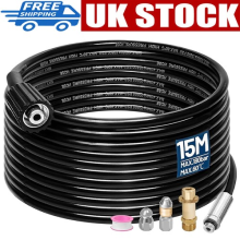 15MPressure Washer Sewer Drain Cleaning Hose Tube Pipe Cleaner for Karcher K2-K7