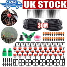 30m Automatic Drip Irrigation System Garden Self Watering Plant Hose Kits