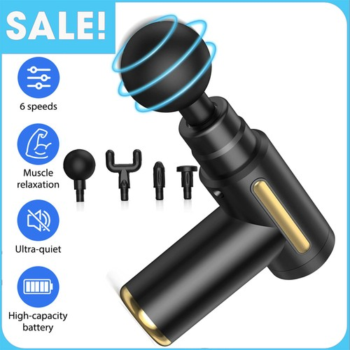 Massage Gun Deep Percussion Massager Muscle Vibration Tissue Relaxing Therapy UK
