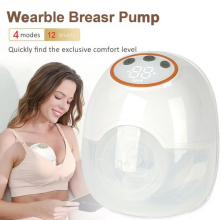 Wearable Breast Pump Portable Hands Free Electric Breast Pump 4 Modes 12 Level