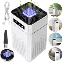 Portable HEPA Air Purifier Small Room Bedroom USB Desktop Air Cleaner Smoke Dust