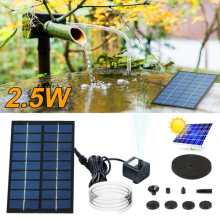 Garden Solar Panel Powered Water Feature Pump Kit for Small Pool Pond Fountain