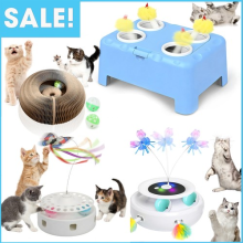 Smart Interactive Cat Toys Automatic Butterfly Feather Toys Self-Entertainment