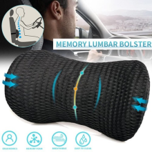 Lumbar Back Support Cushion Car Seat Wheelchair Office Chair Pillow Memory Foam