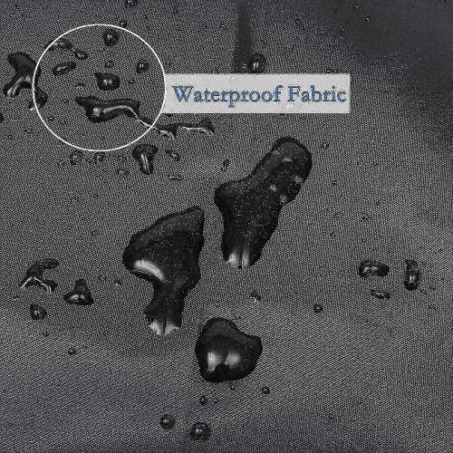 Wasserdichte runde Abdeckung für Außen-Whirlpool aus Polyester, tragbare isolierte Badewannenabdeckung mit elastischem Sitz 2