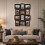 12 Multi Ornate Wall Photo Frame Black 58x45Cm 1