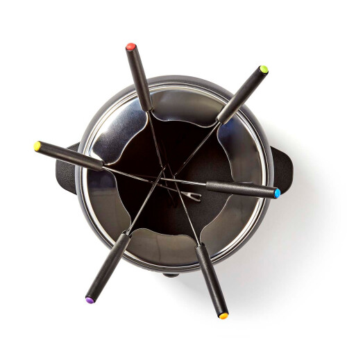 Electric Fondue Set, 2.3L, 6-Person, Adjustable Temp 2