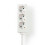 3-Way Extension Socket, Type F, 3m, 3680W, White 2