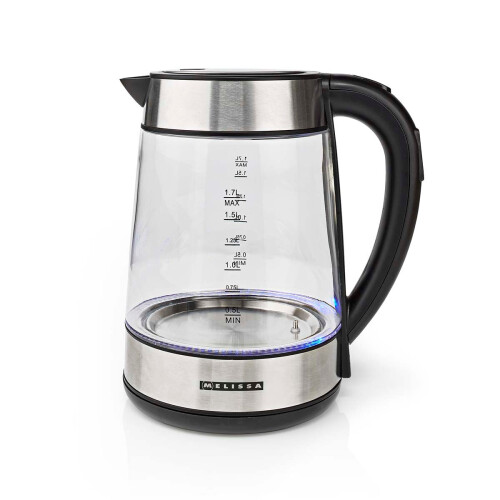 Electric Kettle, 1.7L Glass, 2200W, Temp Control 1