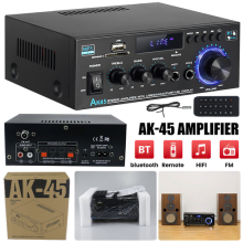 Digital Power Amplifier Bluetooth Stereo HiFi Audio 2CH USB SD FM Car Home UK